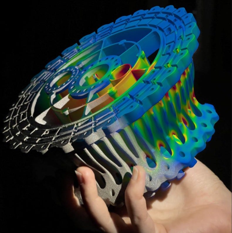 Hyperganic and DirectFEM simulation CDFAM