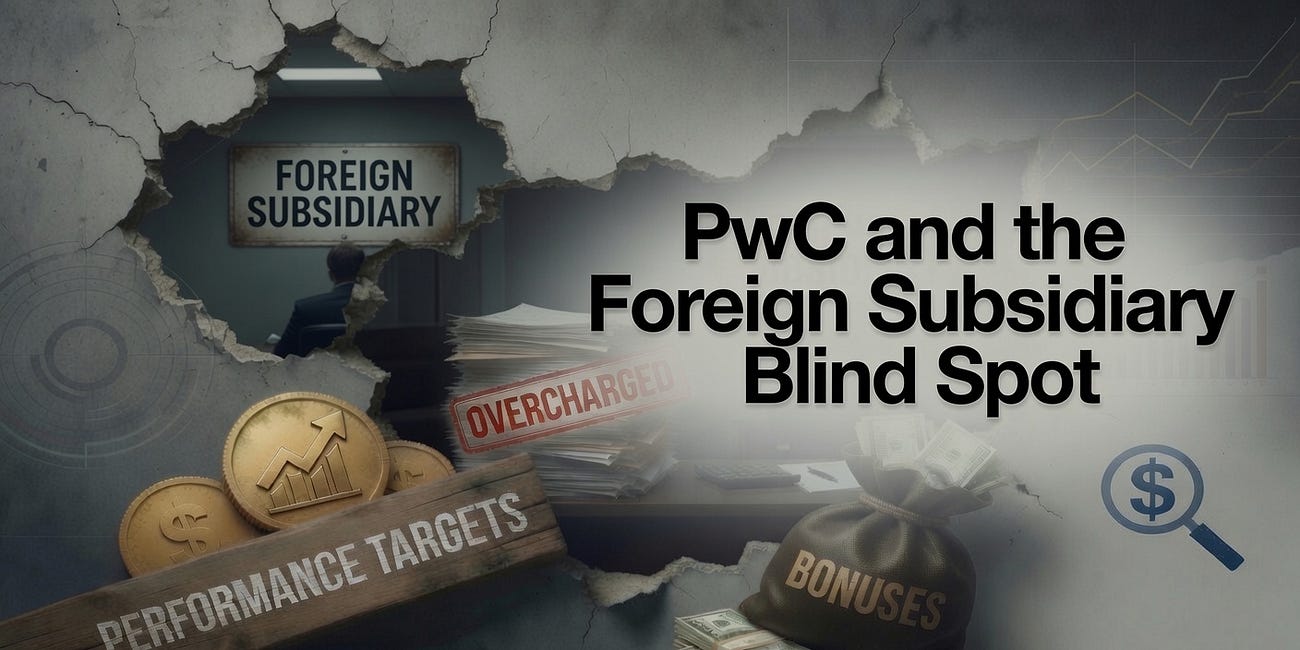 PwC and the Foreign Subsidiary Blind Spot