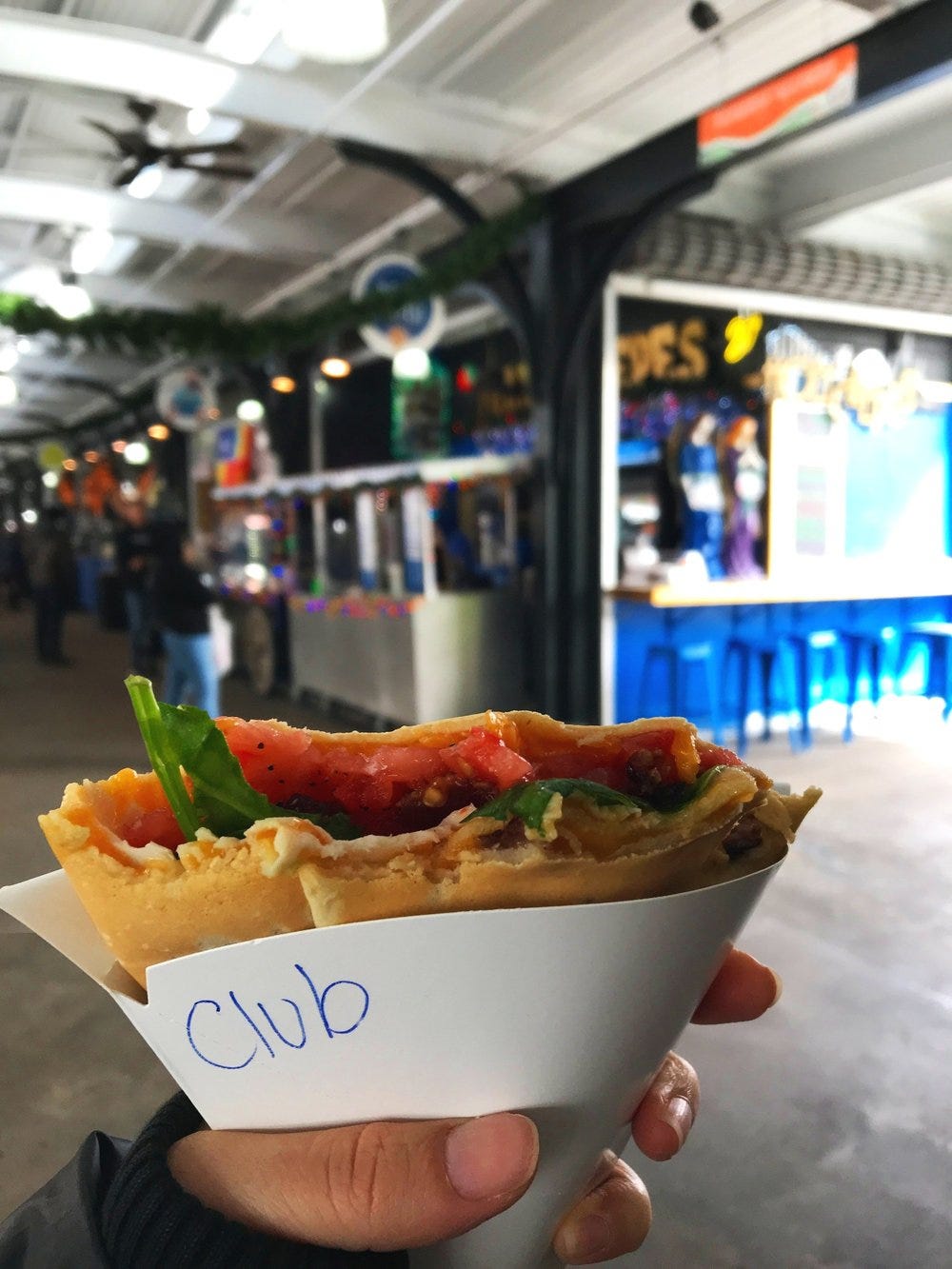 Fresh Crepes at the French Market in New Orleans Fresh Crepes at the French Market in New Orleans