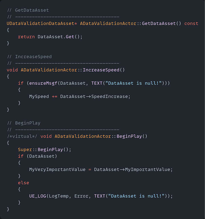 Header and CPP File - Without Validation