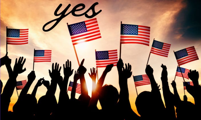 Stand on the side of patriotism. Stand on the side of intelligence.