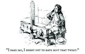 Cartoon of Colonial Man in Stocks, 2020 ...