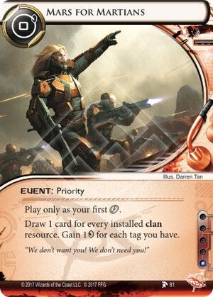 Mars for Martians