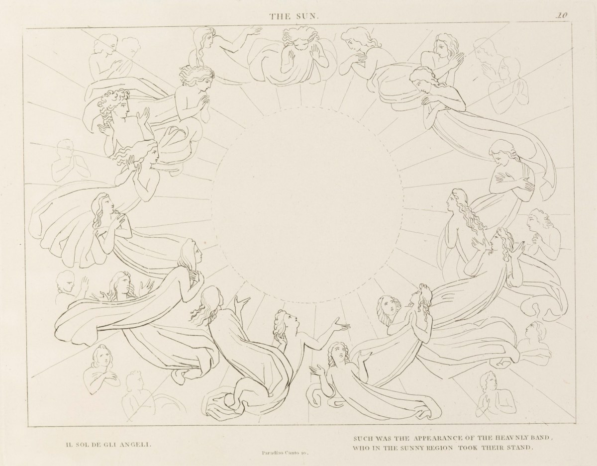 John Flaxman RA, 'The Sun' (from The Divine Comedy, Paradise )