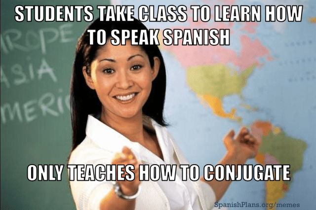 Spanish teacher meme