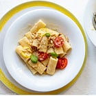 Creamy Lemon-Garlic Rigatoni
