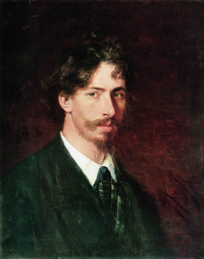 Autoportrait du peintre ukrainien Ilya Répine, 1878