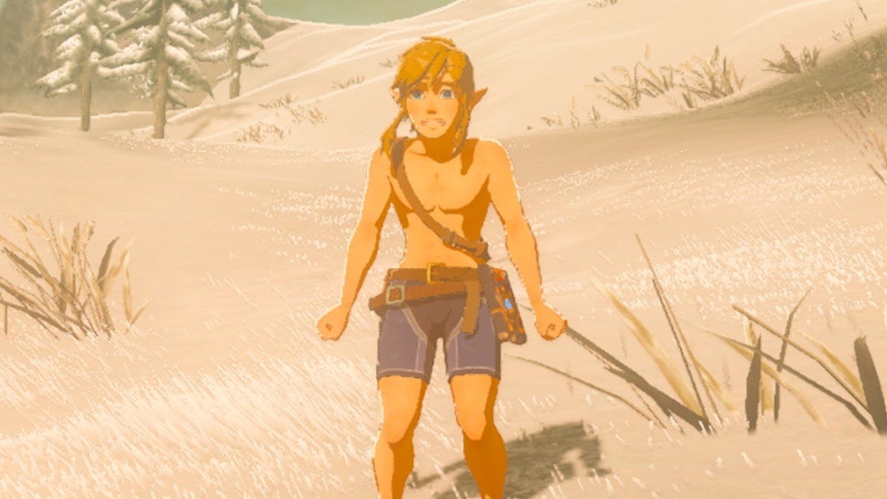 Zelda: Breath of the Wild - Survive Freezing Temperatures Using a Fire ...