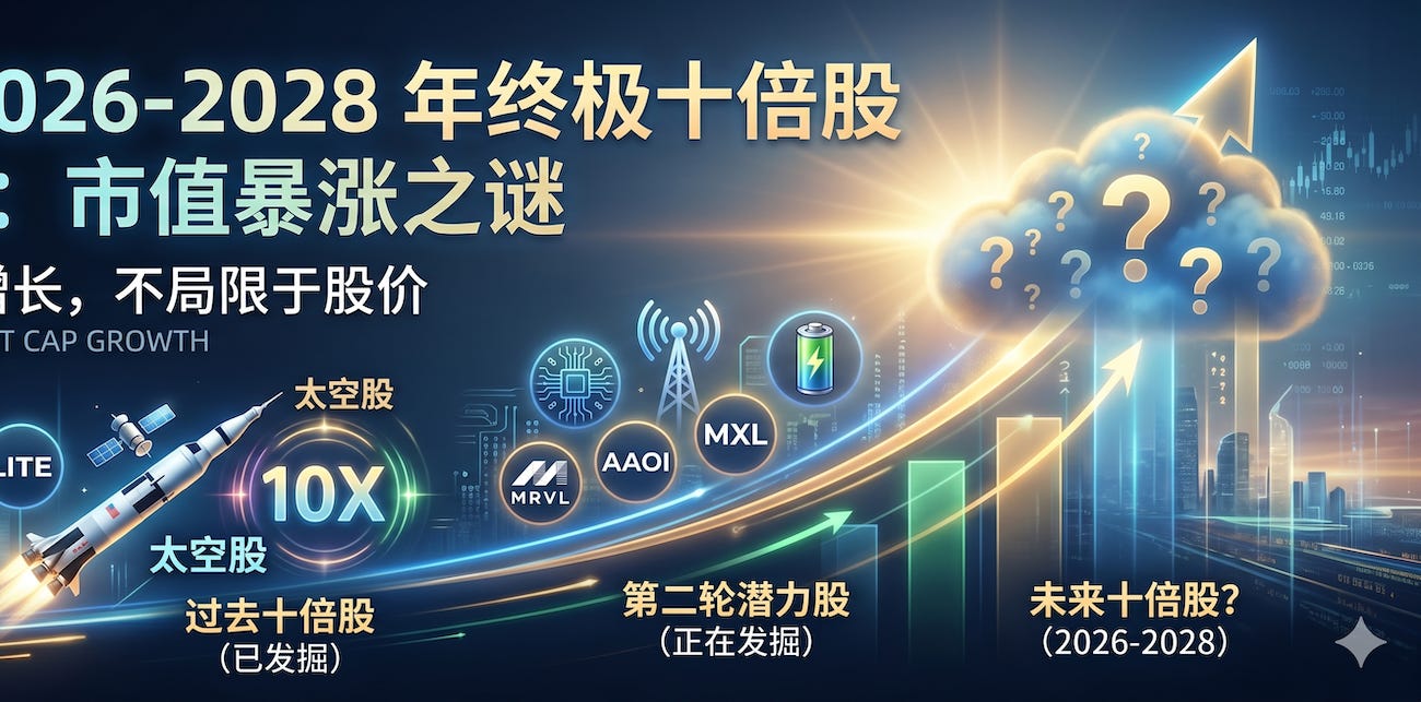 未来两年的潜在十倍机会 · 上篇