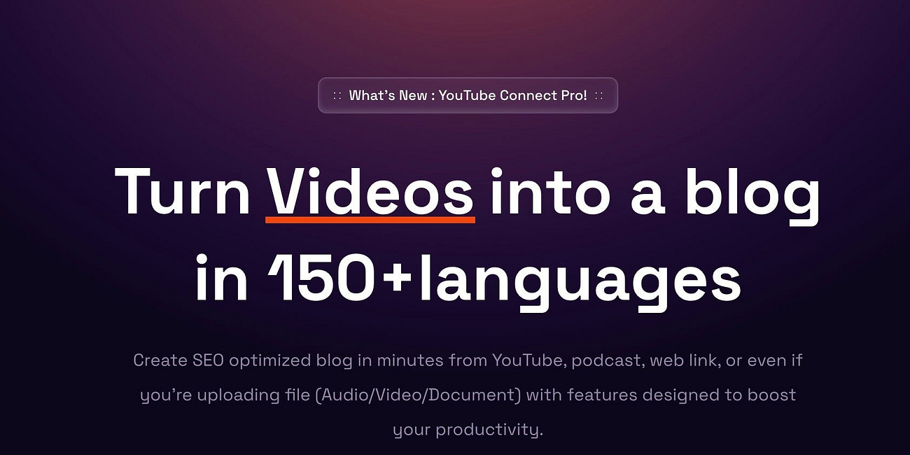 Do You Need to Turn Your Videos Into Blogs?