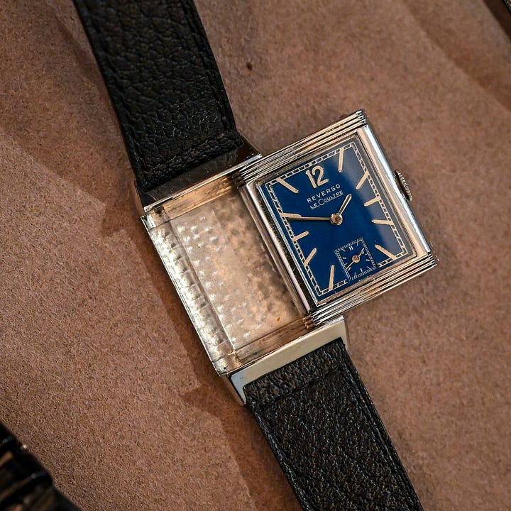 Vintage Jaeger-LeCoultre Reverso collection.