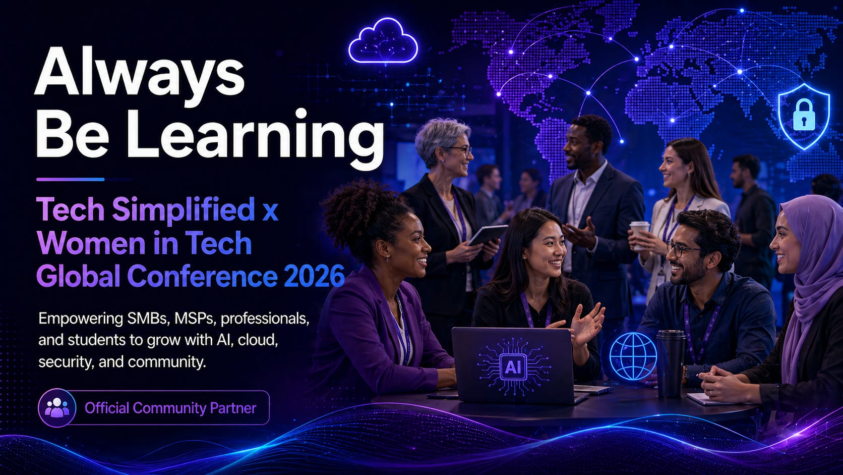 Tech Simplified Partners with Women in Tech Global Conference 2026