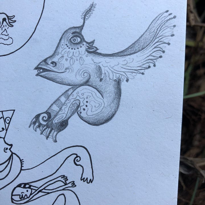 Sketchbook doodles.