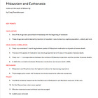 MIDAZOLAM and EUTHANASIA 