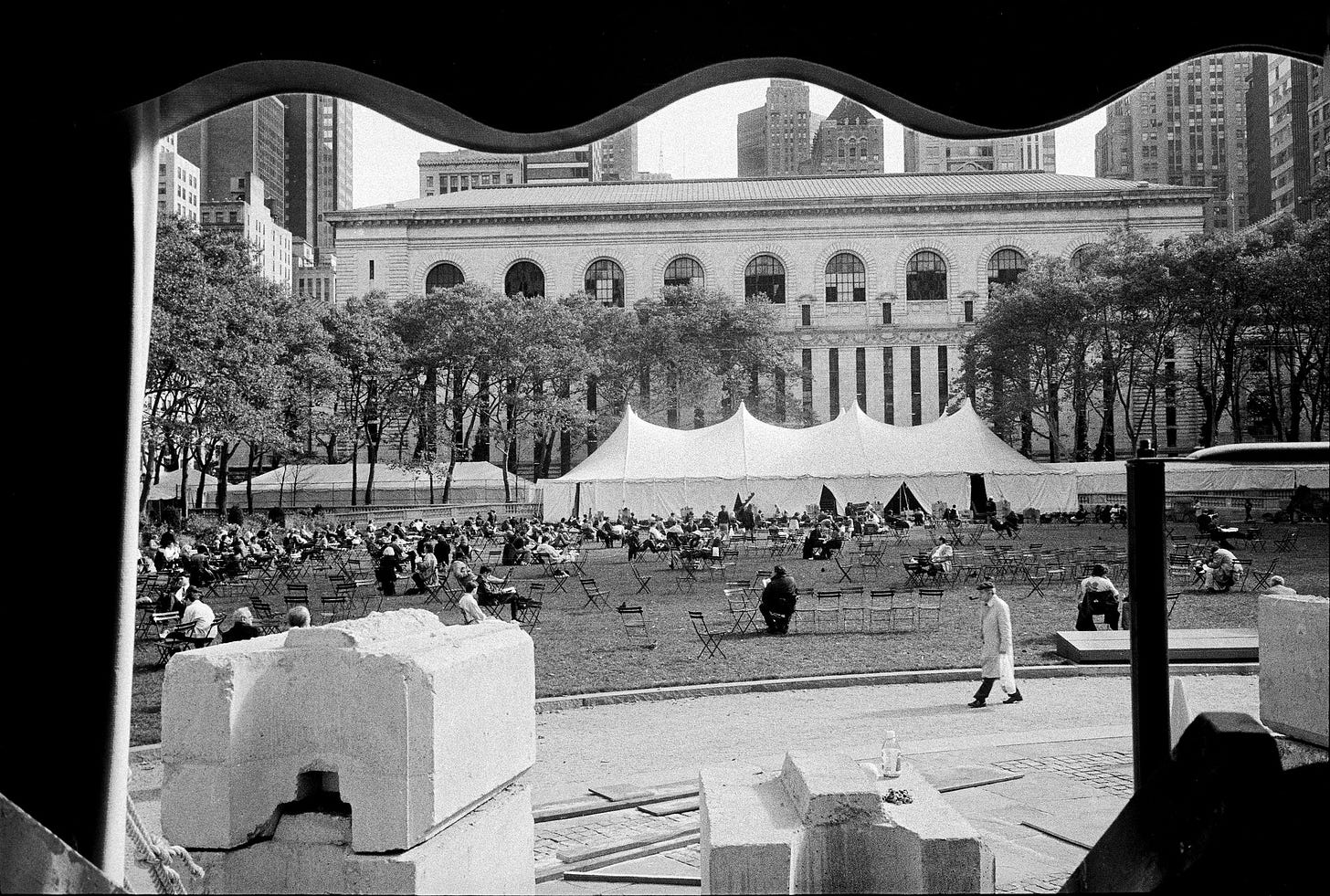 Bryant Park tents