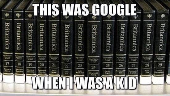 Encyclopedia Britannica was my childhood Google – Considered Normal