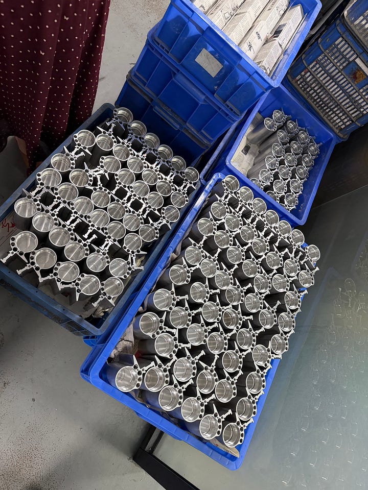 Inside a Chinese precision gear factory where parts on the floor go to ±0.005mm