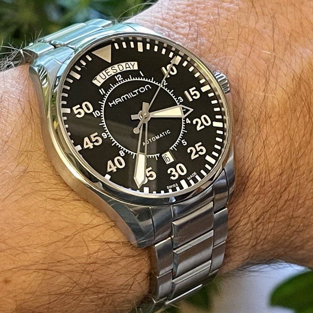 WTS] Hamilton Khaki Aviation Pilot Day Date H64615135 - Interstellar / Coop  : r/Watchexchange