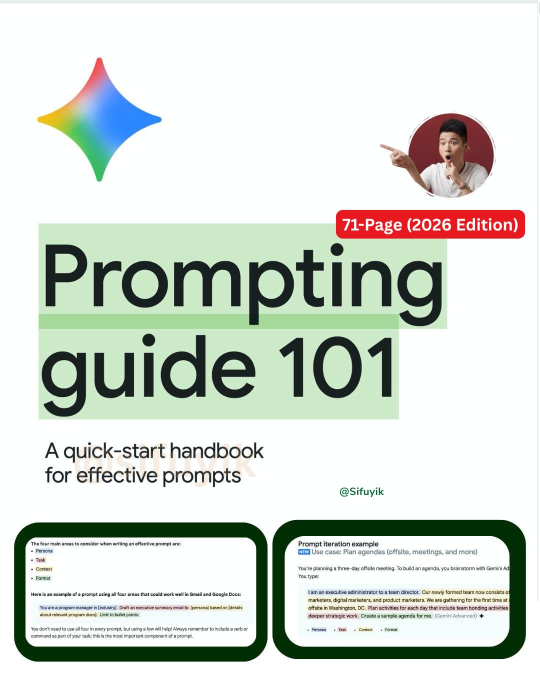 Prompt Visual Guide Google's 71-Page Prompting Guide 101, probably is the best AI ...