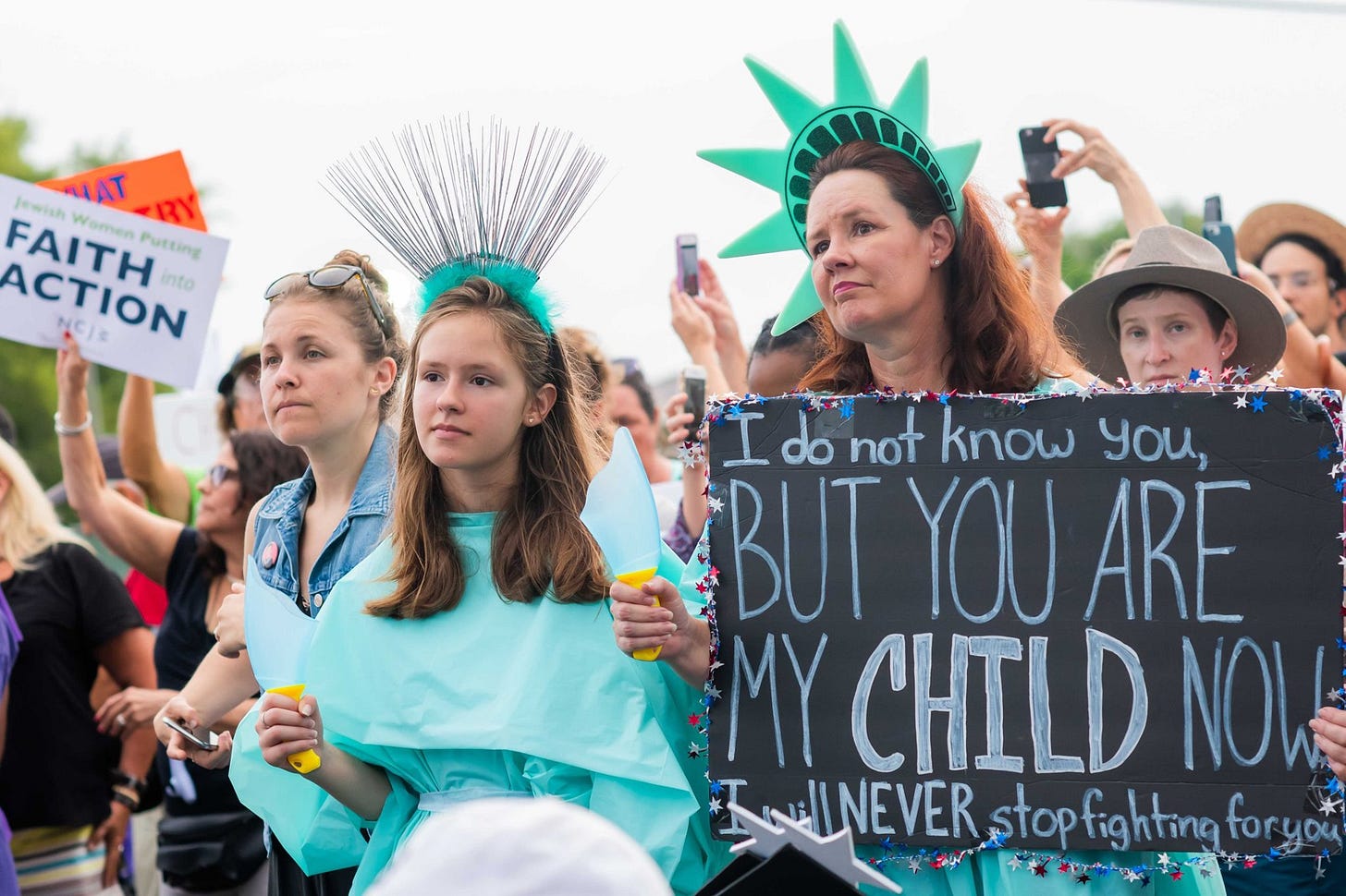 Rally for the kidnapped children that were separated from their families by the first Trump administration at Homestead Air Force Base in 2019.