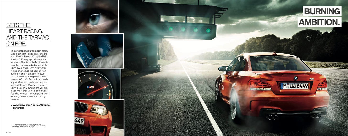 BMW 1M 2010 brochure