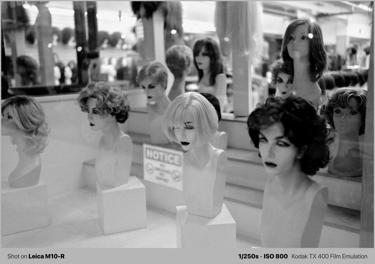 black and white image