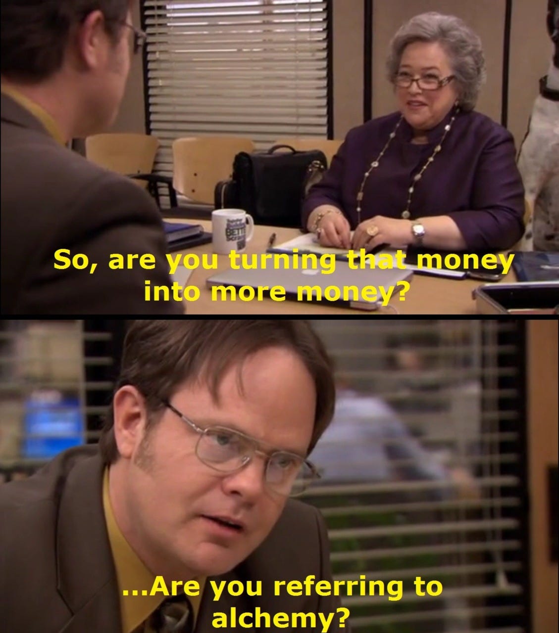 Investing : r/DunderMifflin