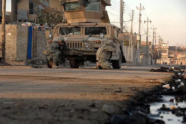 Intense street fighting erupts in Mosul in January 2008, a reflection of the ongoing urban conflict. Intense street fighting erupts in Mosul in January 2008, a reflection of the ongoing urban conflict.