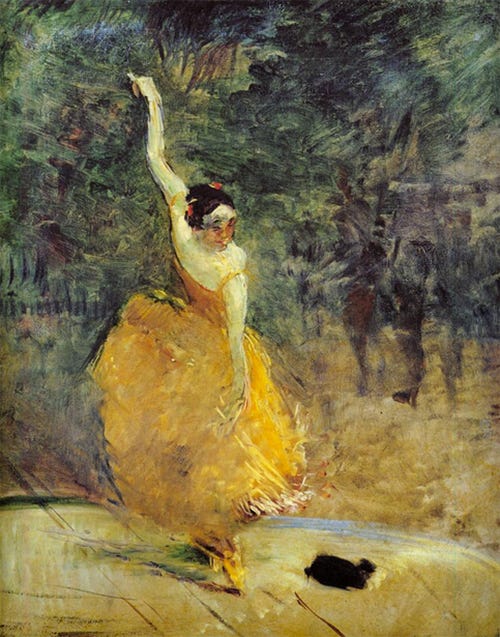 The Spanish Dancer, 1888, Henri de Toulouse-Lautrec The Spanish Dancer, 1888, Henri de Toulouse-Lautrec