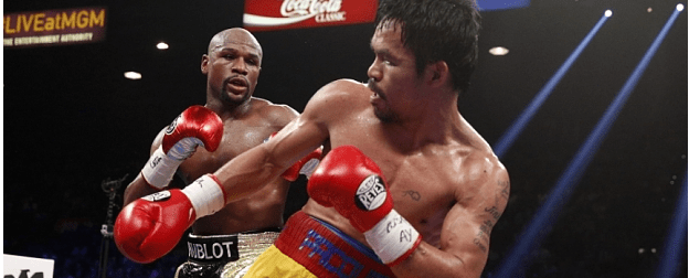 Manny Pacquiao and Floyd Mayweather Manny Pacquiao and Floyd Mayweather