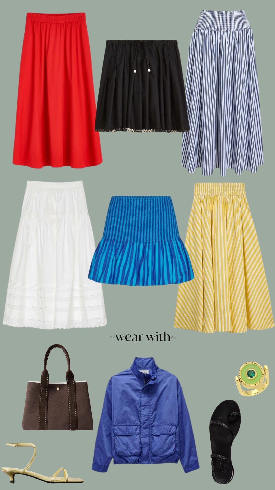 Poplin Skirts Poplin Skirts