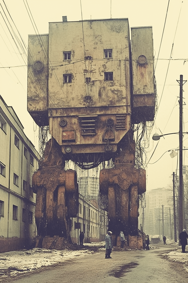 r/midjourney - Weird Robots