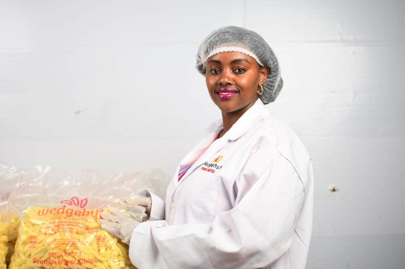 Wanjiru Mambo Mutethia, founder of Wedgehut Foods Wanjiru Mambo Mutethia, founder of Wedgehut Foods