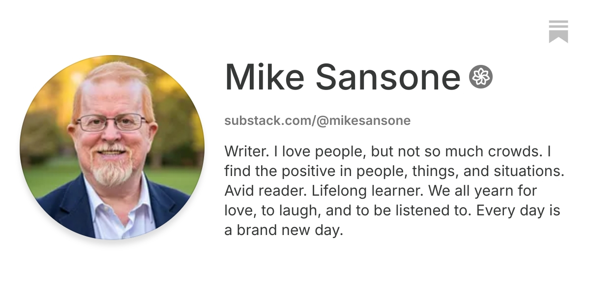 Mike Sansone | Substack