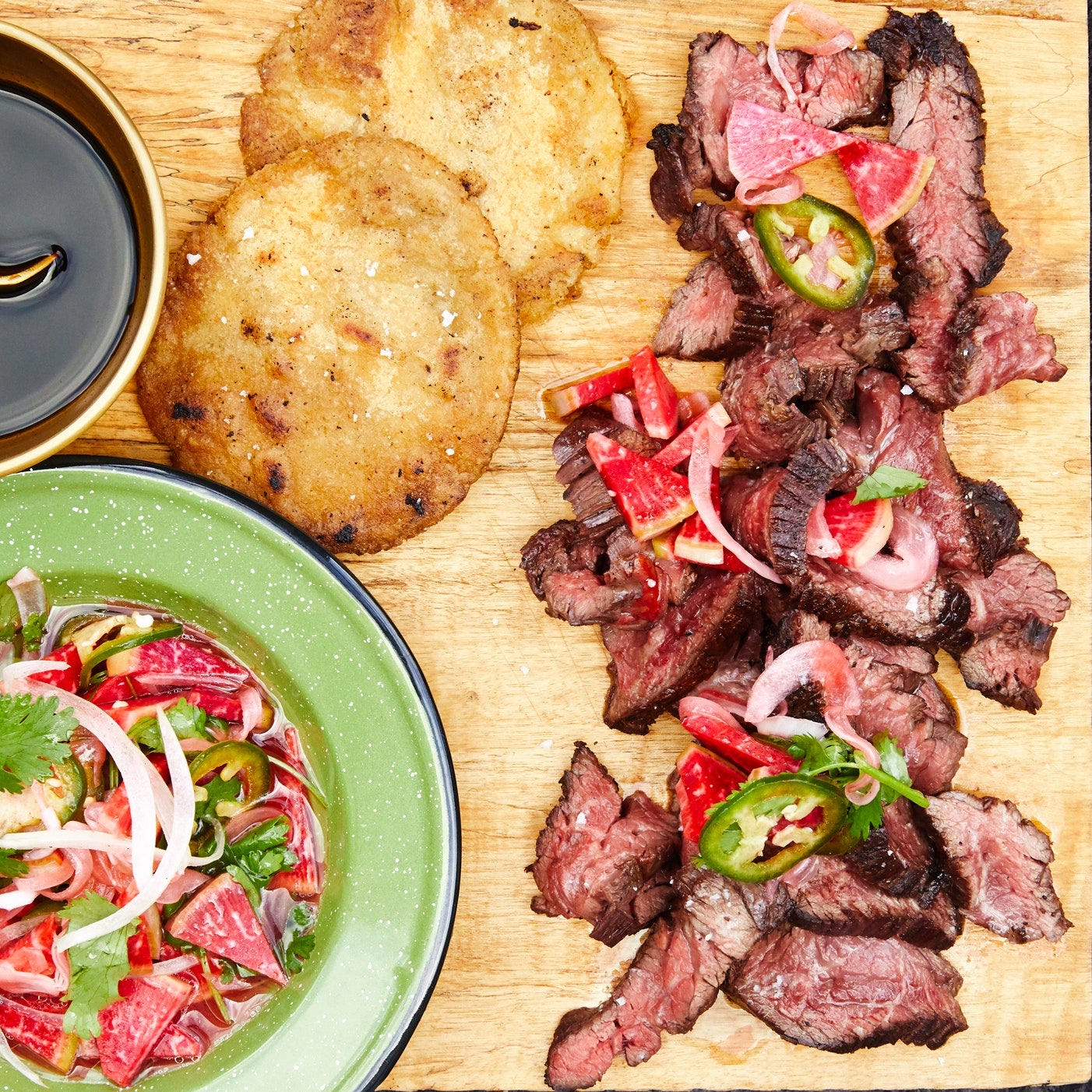 Hanger Steak With Chimol recipe