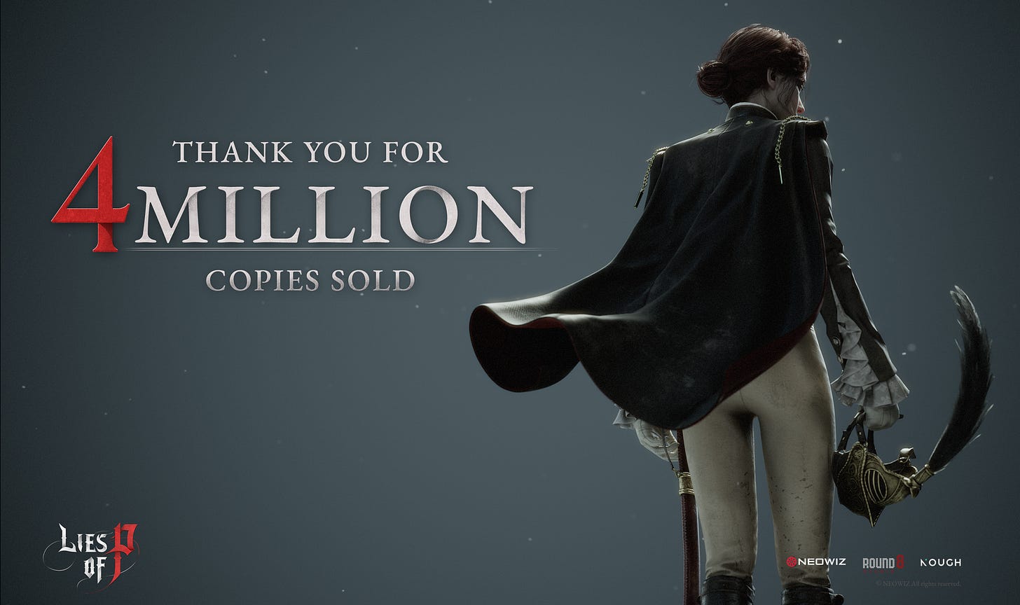Lies of P franchise surpasses 4 million units sold globally | RPG Site
