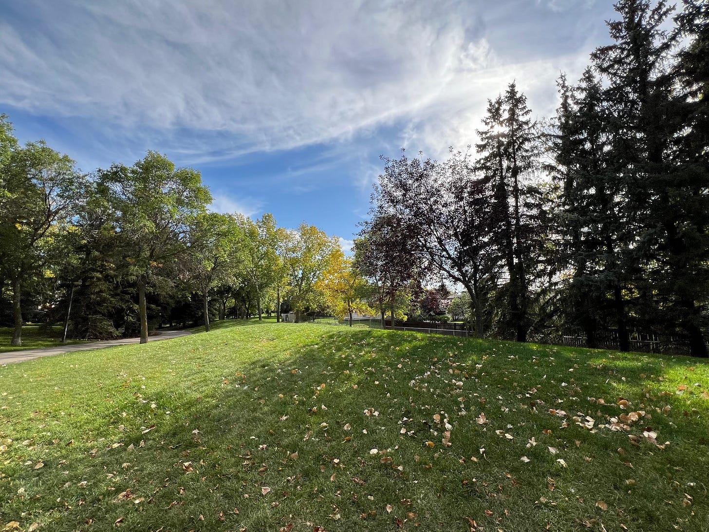 On the walking path (Photo by Marie Powell)