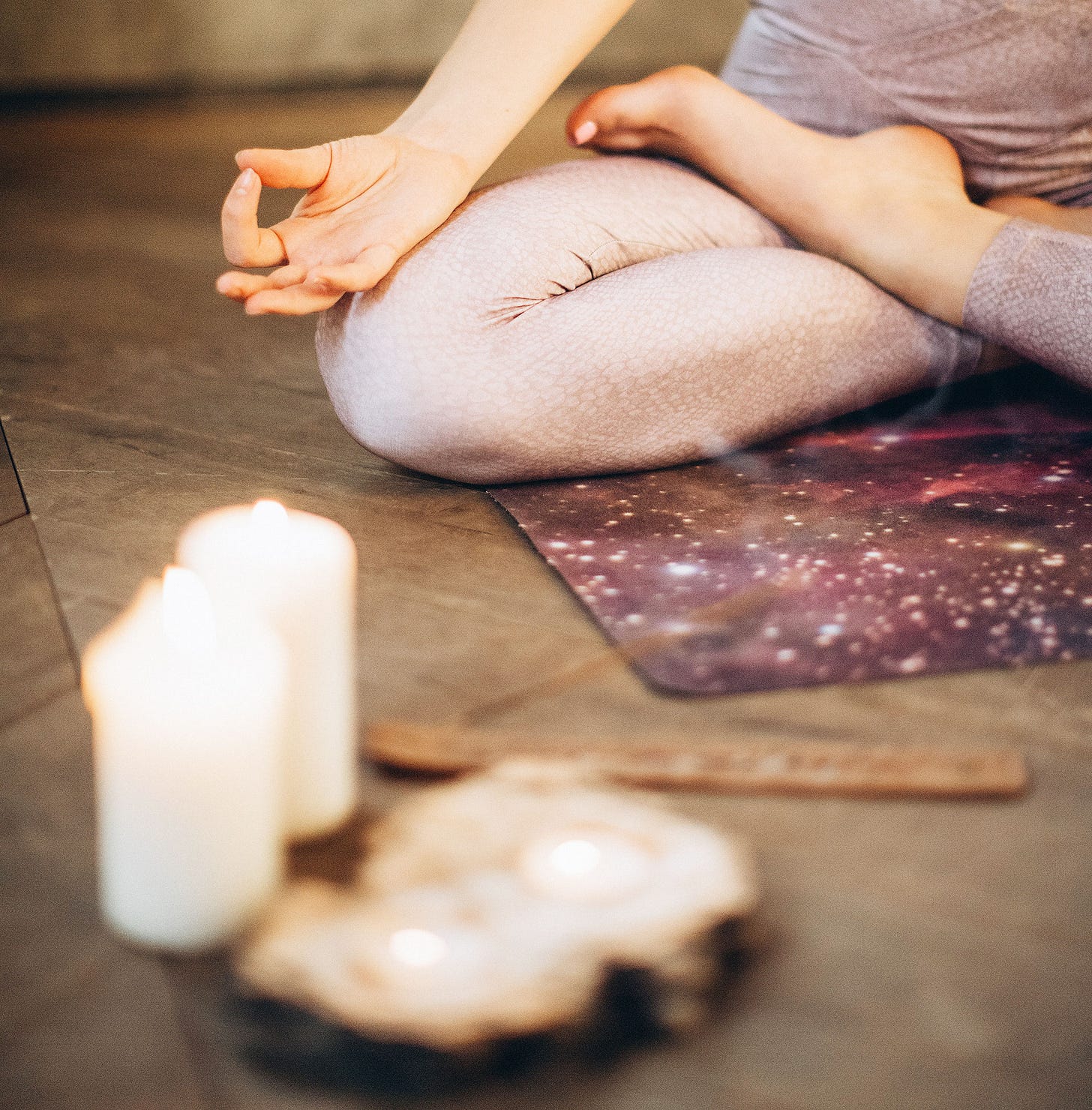 Woman doing yoga