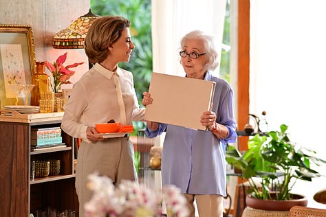 elementos da cenografia de Feito de Fernandas, especial de fim de ano da Rede Globo