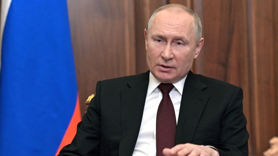 Russian President Vladimir Putin