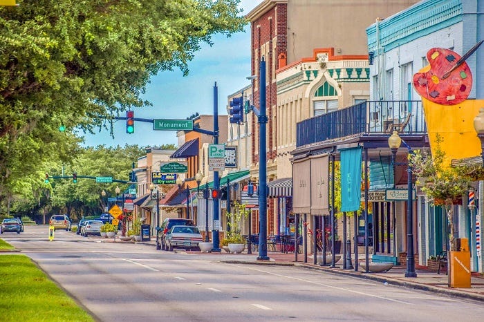 Colorful Historic Downtown Kissimmee