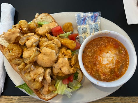 plates of food from oak hill bar and grill