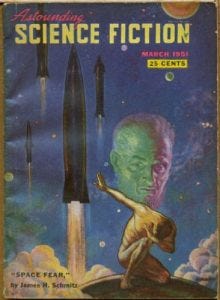Astounding (March, 1951) Cover Astounding (March, 1951) Cover