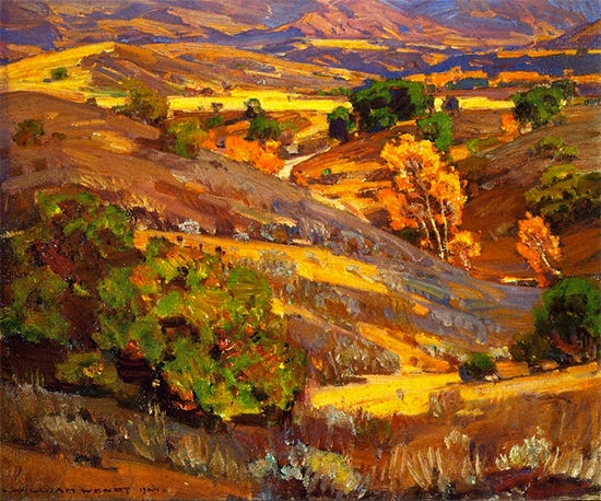 California Gold, 1924, William Wendt California Gold, 1924, William Wendt