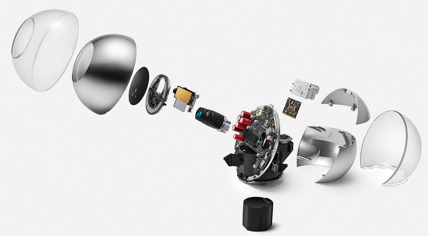 The Orb's components. The Orb's components.