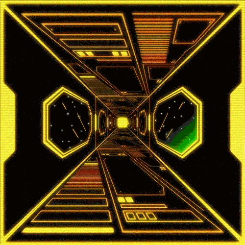 thepatco loop travel 3d space GIF