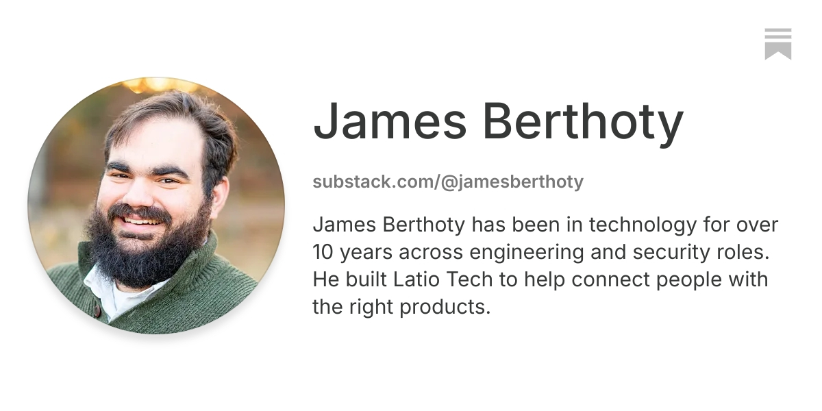 James Berthoty | Substack