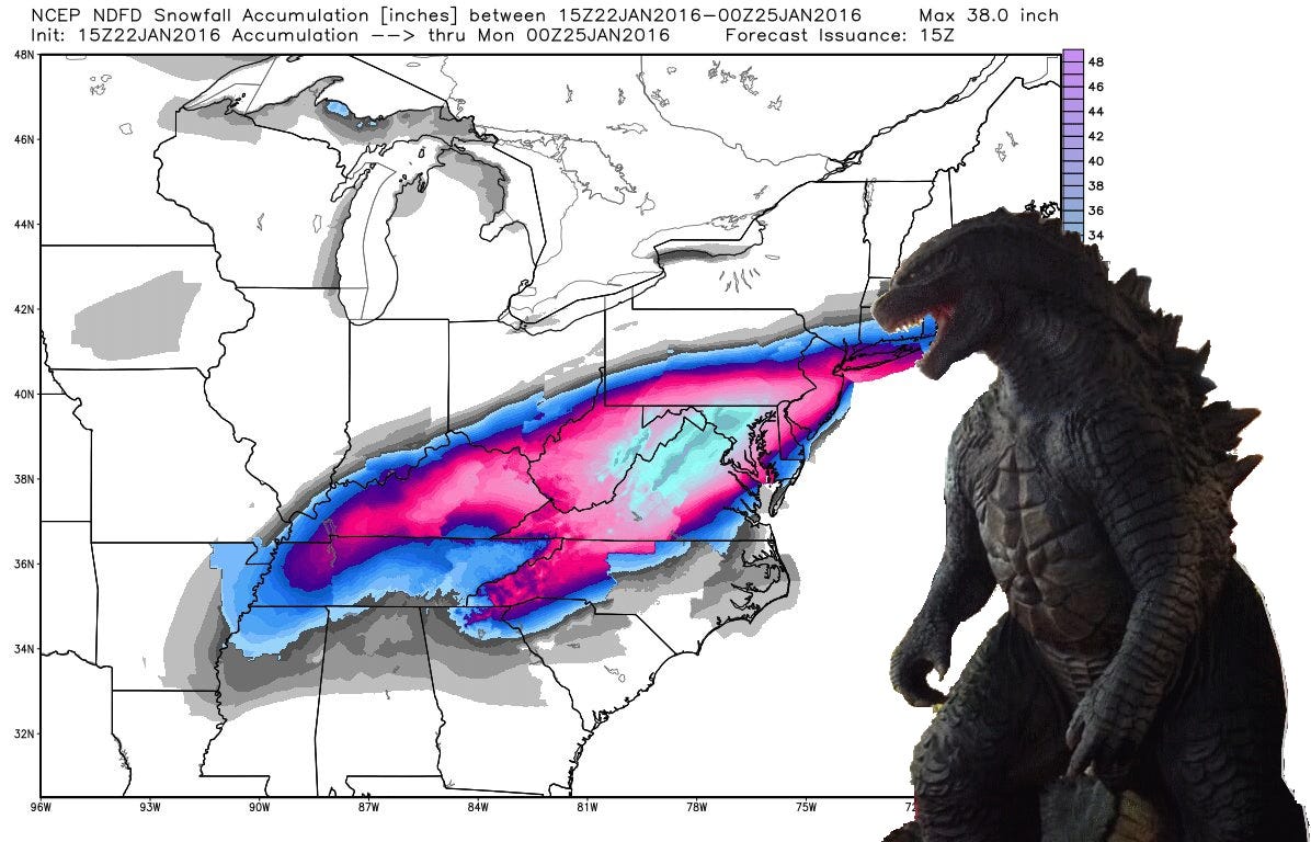 We hereby name this winter storm 'Snowzilla' - The Washington Post We hereby name this winter storm 'Snowzilla' - The Washington Post