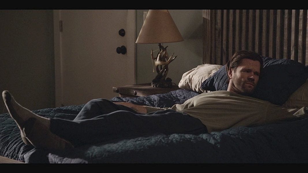 Cordell Walker waking up clothed in bed 4.10. Cordell Walker waking up clothed in bed 4.10.