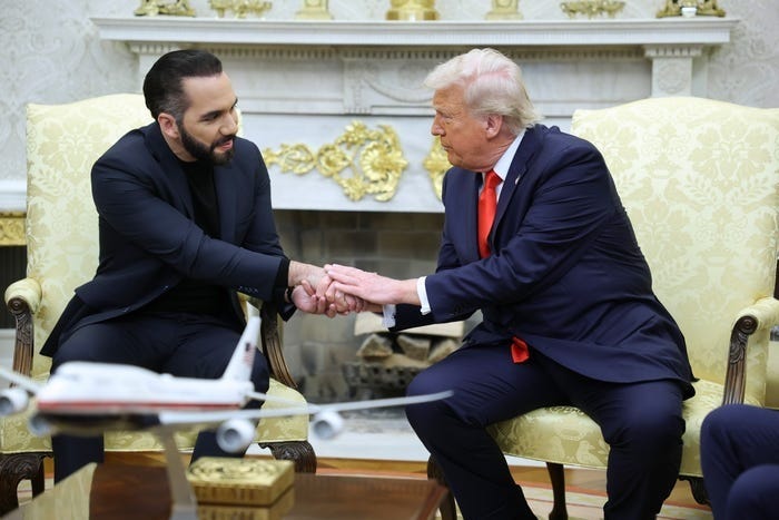 President Trump hosts El Salvadoran President Bukele at White House